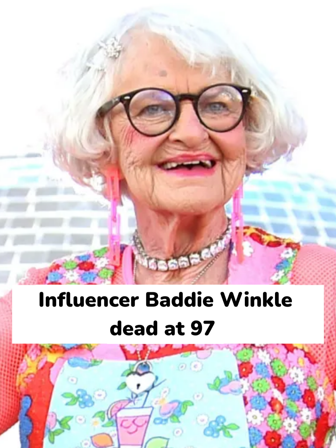 Influencer Baddie Winkle dead at 97 #shockingdeath #influencerdeath #celebritydeath #baddiewinkle #shockingnews