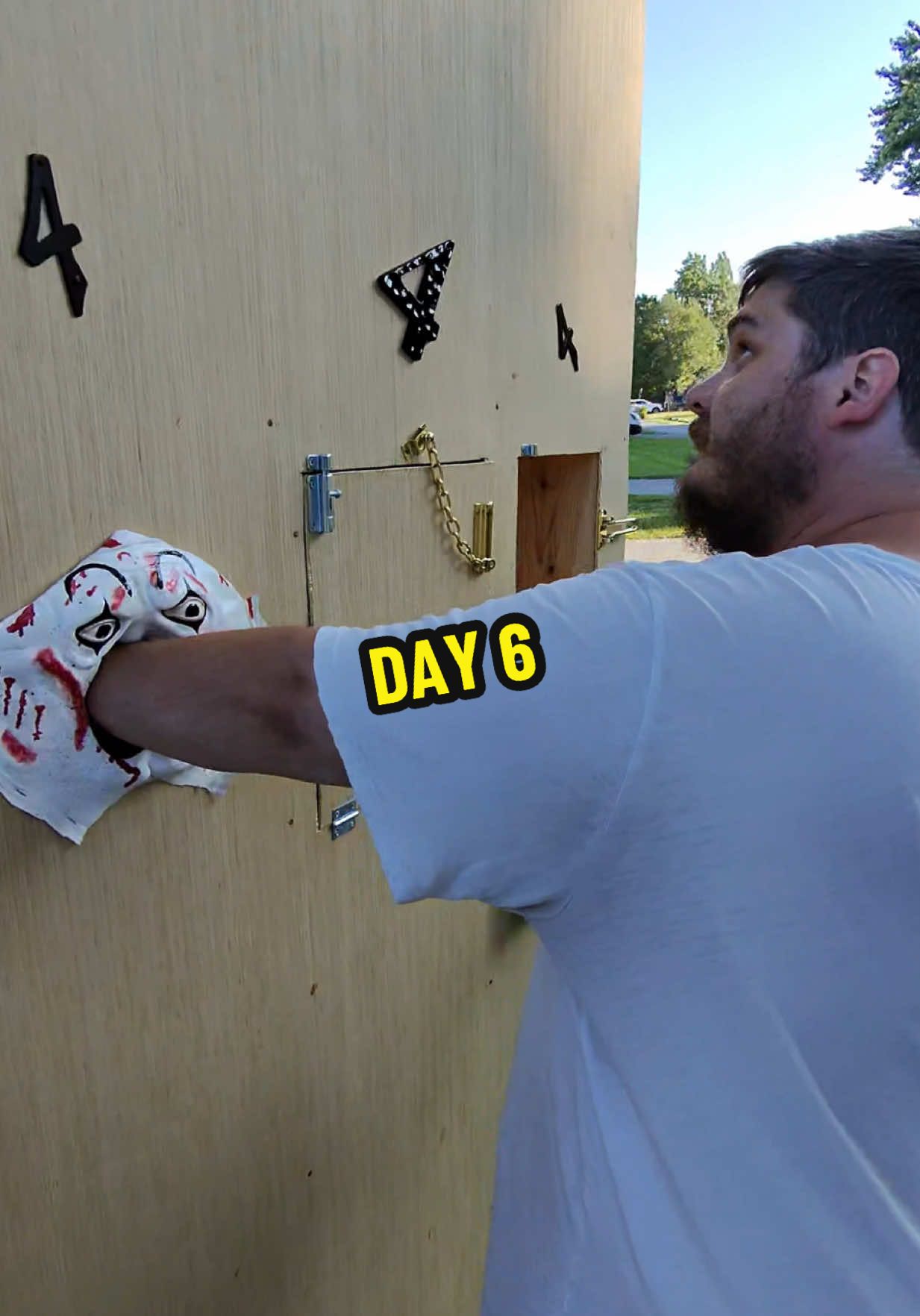DAY 6 POV: First Double Door Dasher Ever Returns With Another Double Door Dash He Didn’t Losten From The First Order! My Food Is Cold Now #halloween #prank #fyp 