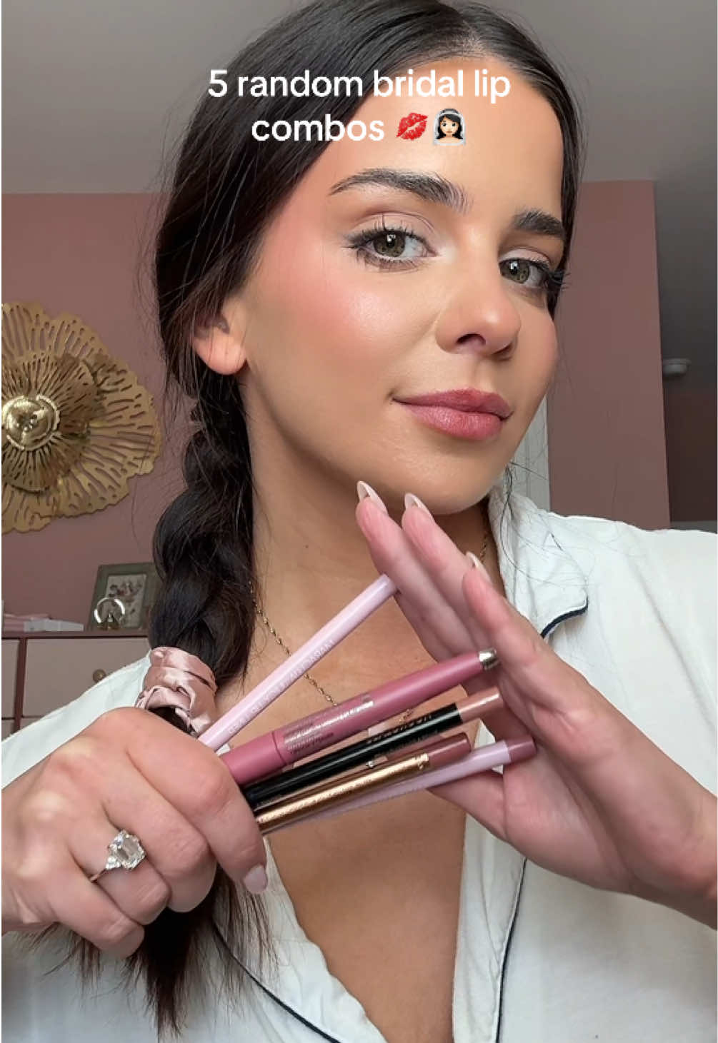 which one was your fav?? 👀👰🏻‍♀️💋 @tarte cosmetics @Diorbeauty @rhode skin @maccosmetics @Haus Labs by Lady Gaga @Armani beauty @Charlotte Tilbury @Hourglass Cosmetics @Too Faced 