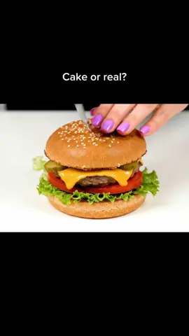 Cake or real? 🍔 #asmr2025 #aiasmr #cakeorreal #cakeorfake 