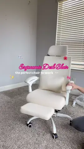 the chair is so good! #ergonomicchair #workfromhomechair #deskchair #ergonomicchairwithfootrest #chairwithfootrest 