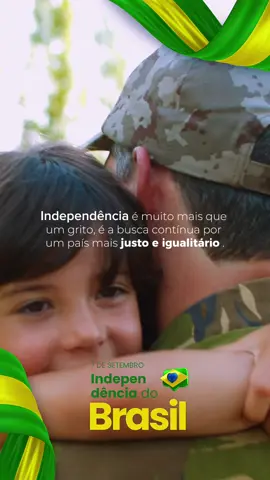 Celebre a independência com orgulho e alegria. Viva a nossa liberdade! #7desetembro 