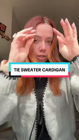 I think this would look much better with a white shirt underneath but regardless I still like it!  #cardigan #sweater #fallfashion #TikTokShopFashion #sweaterweather 
