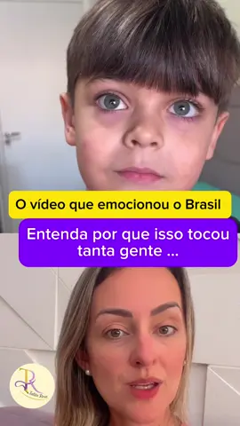 ✨ Esse vídeo emocionou o Brasil ✨ Uma mãe olha para o filho e diz: “Ele é lindo, maravilhoso, é um presente…” 💕 E o que acontece? Ele se emociona. Ele sente. Ele responde com amor. Porque palavras têm poder. Quando você diz ao seu filho que ele é amado, especial e importante, você está construindo a autoestima dele para a vida toda. 🌱 👩‍👧 E você, já disse hoje para o seu filho o quanto ele é amado? #mae #maternidade #mãe 