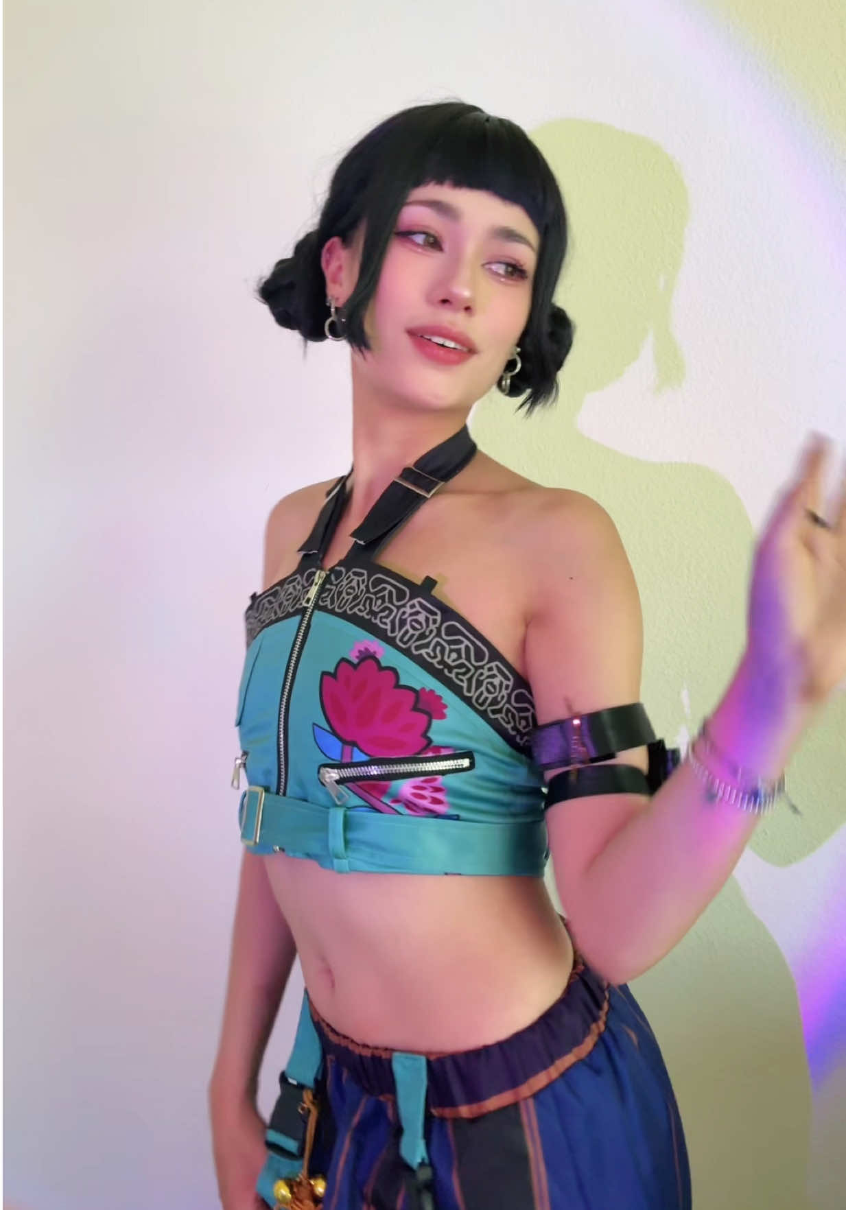 ZOEY TIME!!🩵 #kpopdemonhunters #zoeycosplay #zoeykpopdemonhunters #kpopdemonhunterscosplay #kpdh #zoey #netflixmovies #netflix #foryou #kpop #fypシ 