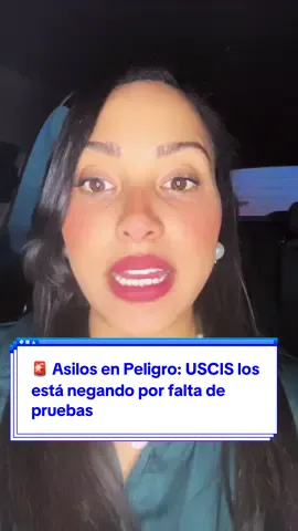 🚨 Asilos en Peligro: USCIS los está negando por falta de pruebas #asilo #asilopolitico #asiloenusa #uscis #permisodetrabajo 