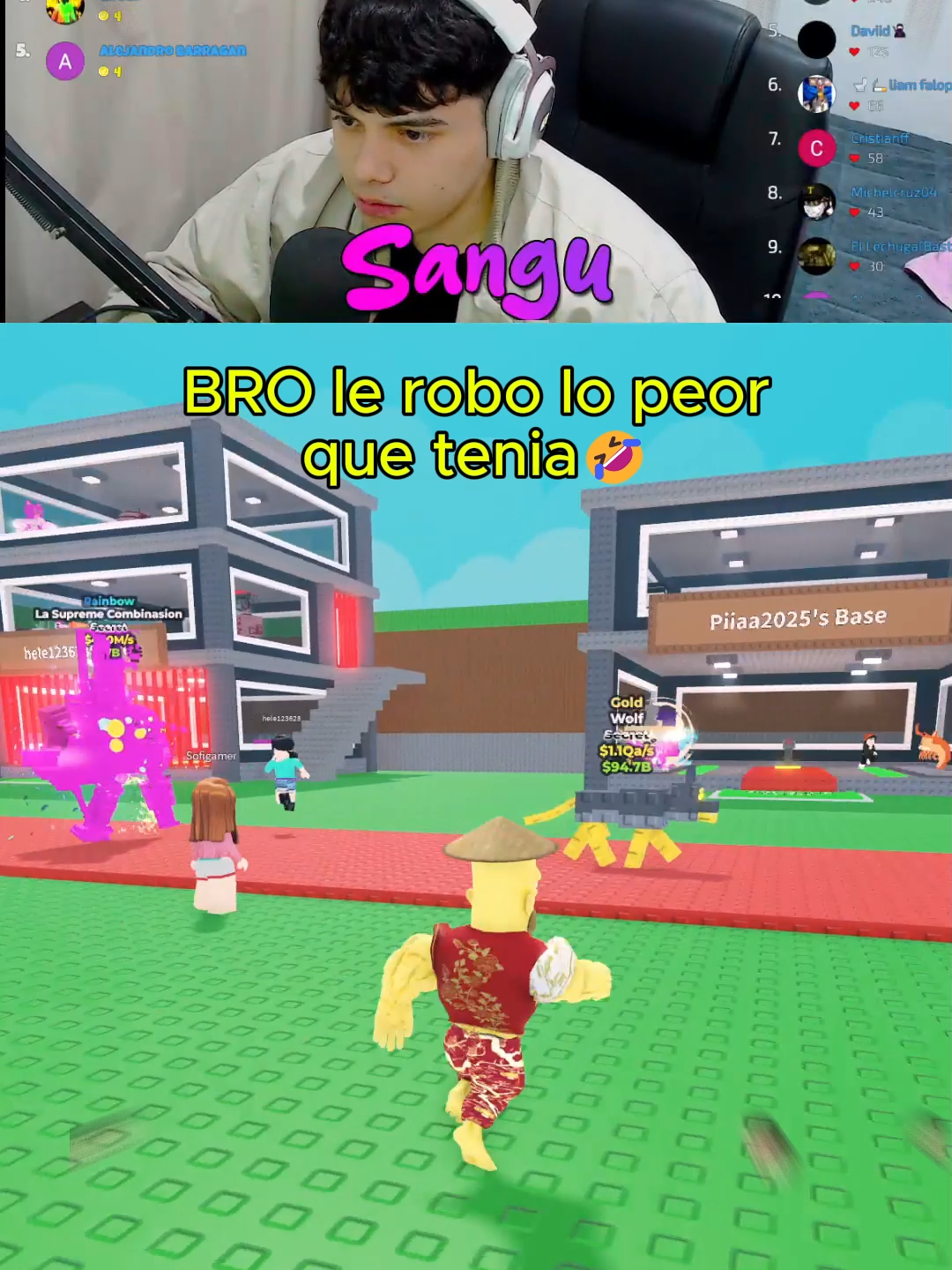 Bro LITERALMENTE le robo lo PEOR que habia EN ROBA UN BRAINROT🤣🤣😂#robloxfyp #robaunbrainrot #stealabrainrot