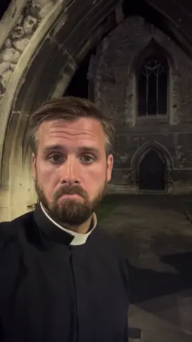Scariest part of the job 😬 #closingup #priest #vicar #romford #church 