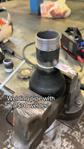 Seeing what exactly the yeswelder is capable of. This little machine is impressive! @YesWelder #yeswelder #welding #fabrication #SmallBusiness 