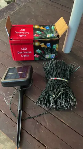 #solar #solarchristmaslights #solarlights 