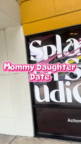 Mommy Daughter Date @Splatter Studio 🎨 Super fun, messy , & interactive we truly enjoyed our session ! They have multiple locations ! Definitely check them out ⭐️