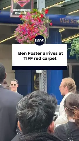 Actor Ben Foster is in Toronto! He hit up the TIFF red carpet for 