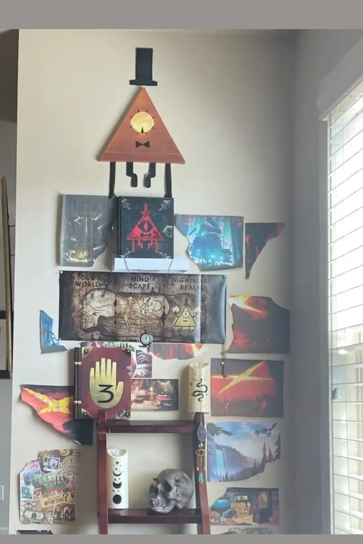 decoración de gravity falls que todo fan debe tener #gravityfalls #billchipher 