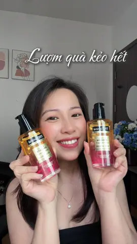 Thề. Cay thật đấy. Lúc mua thì k có quà làm tội phải mua thêm chai nữa. Quà ê hề đã gì đâu 🤗🤗🤗 #TRESEMME #Tresemmekeratinsmooth #hoptaccungunilever #trinhnhaxinh 