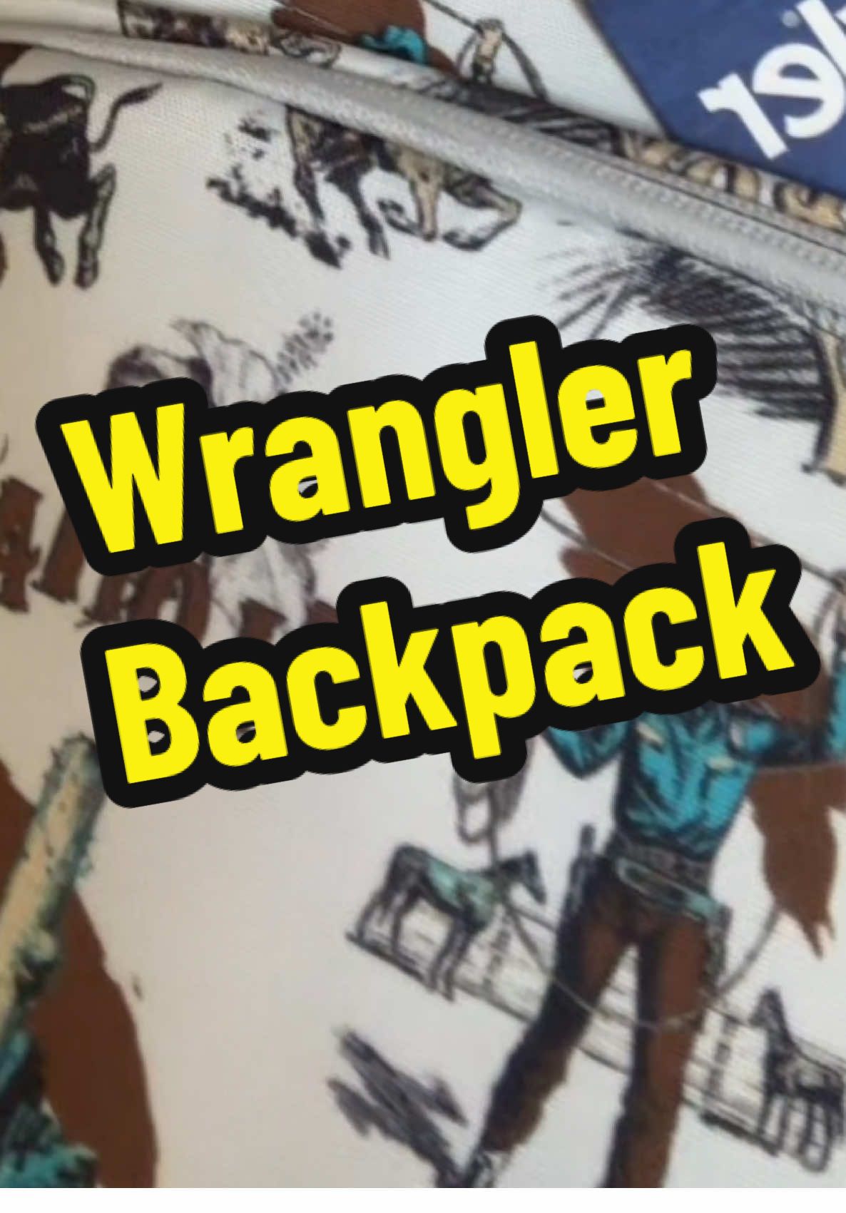 This backpack is giving me life!!!! It holds soooo much and it’s beautiful. #backpack #diaperbag #wranglerpurse #wranglerbackpack #travelbag 