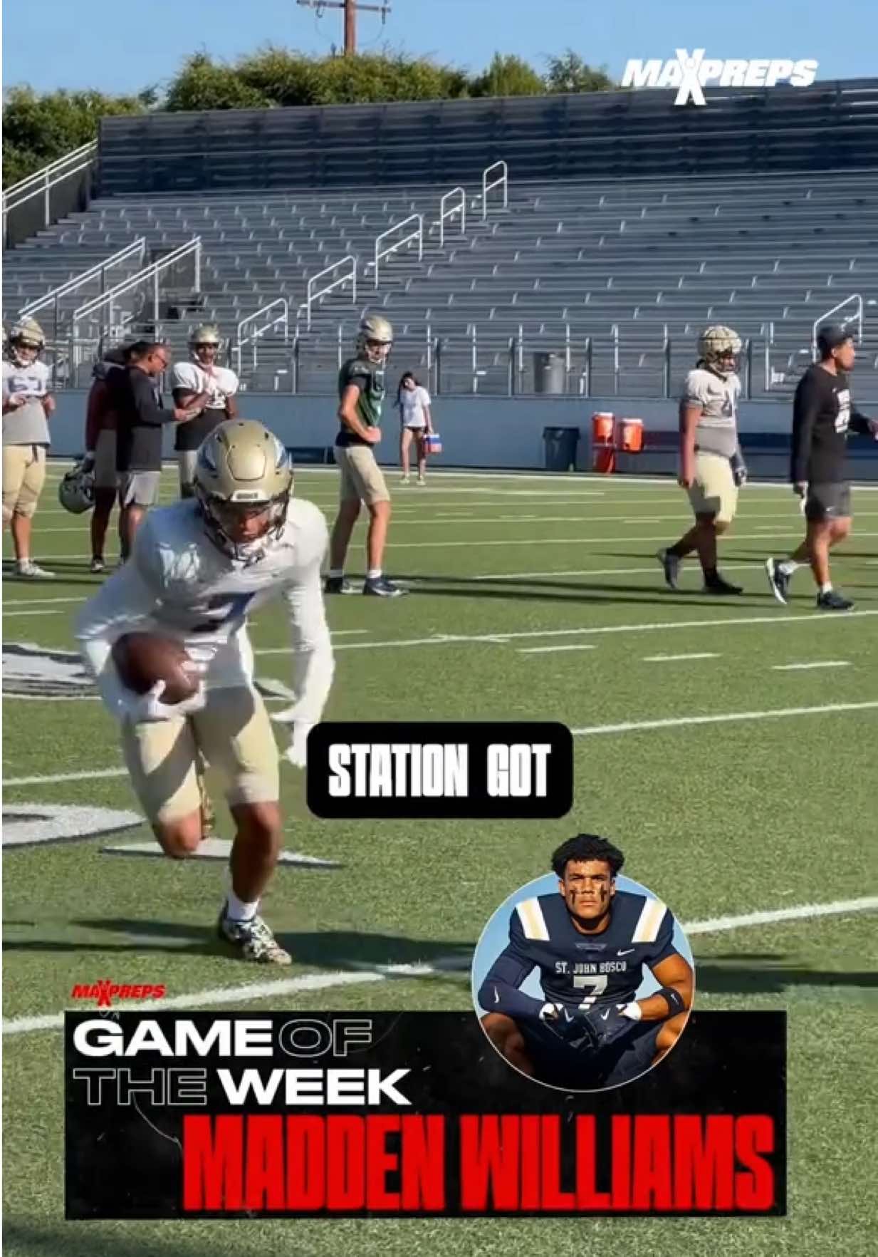 St. John Bosco’s MADDEN WILLIAMS shares his wildest recruiting stories 👀🏈 #maxpreps #californiafootball #stjohnbosco #stfrancesacademy 