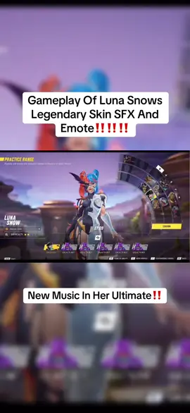 Gameplay Of The New Luna Snow Skin (VIA RIVALSINFO On X)
