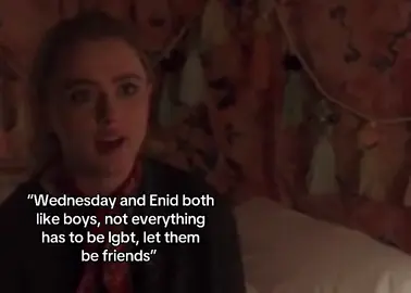 LIKE I JUST DONT CARE LET ME SHIP WHAT I WANT AND I WANT YURI #wenclair #wednesday #enidsinclair #wednesdayseason2 #fyp 