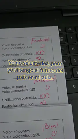 Es un simple vídeo, recuerden que una calificación no los define como estudiantes. 🤓 #humor #profes #docentes #maestros #estudiantes 