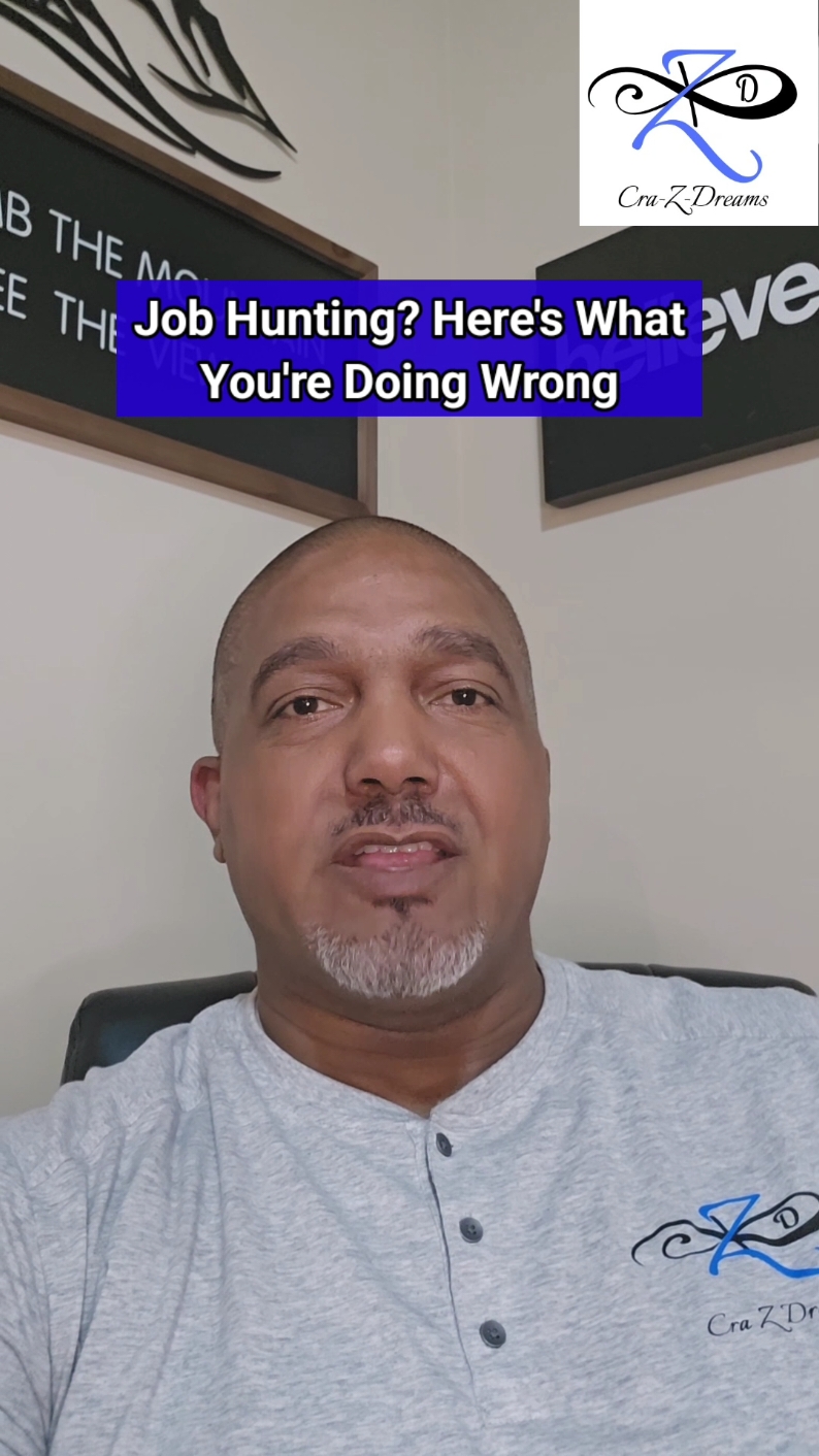 Common Job Hunting Mistakes  #jobsearch #careeradvice #jobhunt #jobsearchtips #unemployed #corporatetiktok  #linkedintips #jobinterview #gethired  Cra-Z-Dreams is dedicated to empowering individuals to unlock their full potential and cultivate lives of profound success and fulfillment. Through a holistic approach encompassing life coaching, career coaching, and personal development content, we guide you on a transformative journey toward achieving your aspirations. Our mission is to equip you with the clarity, strategies, and unwavering support needed to navigate life's challenges, seize opportunities, and design a future that truly resonates with your deepest desires. Whether you're seeking to ignite your passion, advance your professional journey, or cultivate personal growth, Cra-Z-Dreams provides tailored solutions that inspire lasting change. We offer individual coaching, group coaching, workshops, and guest speaking. Our Services: * Life Coaching: Discover your purpose, conquer limiting beliefs, and cultivate greater self-awareness to build a life rich in meaning and joy. Our expert life coaches provide actionable strategies to enhance relationships, improve well-being, and create a harmonious existence. * Career Coaching: Elevate your professional trajectory with targeted guidance on career advancement, job transition, leadership development, and entrepreneurial ventures. We help you identify your strengths, refine your goals, and strategize for sustainable career success. * Personal Development Content: Access a wealth of curated resources, workshops, and tools designed to foster continuous growth in all facets of your life. From mindfulness techniques to productivity hacks and emotional intelligence development, our content empowers you to become the best version of yourself. At Cra-Z-Dreams, we believe that a successful and fulfilling life is within everyone's reach. Let us partner with you to transform your dreams into reality and embark on a path of limitless possibilities. Your journey to achieving your potential starts here.