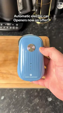 Cook’s Essentials electric can openers are now on offer!! And plus they come with free delivery 🚚 and there’s 3 colours to choose from 🤩 #qvc #canopener #electriccanopener #tiktokmademebuyit 
