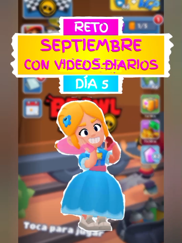 SEPTIEMBRE CON VIDEOS DIARIOS DÍA 5 - JUGANDO SUBWAY SURFERS CON UN PERSONAJE DE BRAWL STARS #subwaysurfers #brawlstars #brawl #supercell #gaming 
