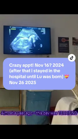 Almost a year ago - this day was TERRIFING ... After spending my whole pregnancy in the hospital I had to go back after only being home for like 10 days  #gotime #babynumber2 #pregnancyjourney #7monthspregnant #restless 