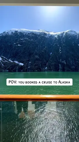 POV: you booked a cruise to Alaska #cruisetok #cruiseship #alaskacruise #alaskancruise #tracyarmfjord 