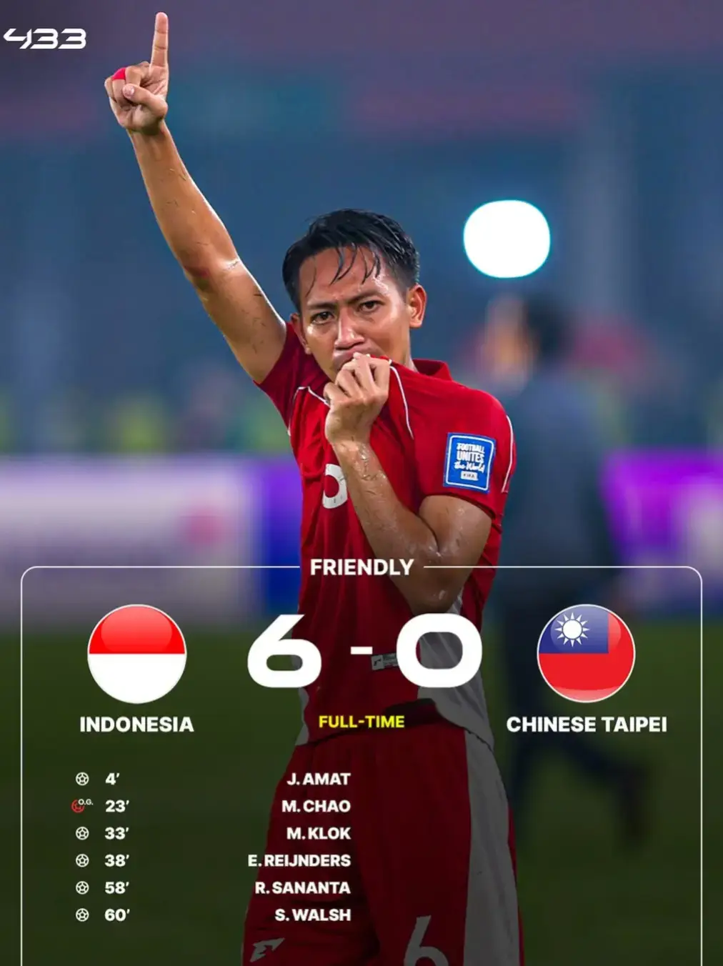Timnas Indonesia menghajar Chinese Taipei dengan skor telak 6-0 #fypage #timnasindonesia #friendlymatch #fyppppppppppppppppppppppp #lewatberanda 