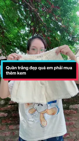 Quần trắng đẹp quá em phải mua thêm kem #quynhsocola #quansooc #quansoocnu #quansoocjean 