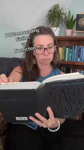 nonfiction just isn't for me. my brain isn't built for that. (unless it's an autobiography audiobook read by the author 🤣) #differentstrokes #fictionreader #bookrecommendations #lazygirlsbookclub #readingspeed 