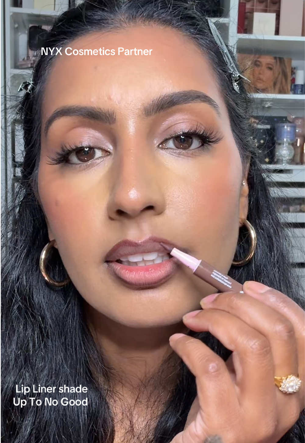 NEW @NYX Professional Makeup Lip Lingerie Liner Stain All-Day Wear, Finest tip for Precise application, perfectly sculpted lips, once dry they are smudge proof and you don't have to worry about leaving them upright. Available in 12 gorgeous shades.  Wearing Lip Lingerie Liner Stain in shade Up To No Good and Fat Oil Lip Drip shade Lilac on lock  Gets yours today with free shipping #NYXCosmeticsPartner #NYXLipLingerieLinerStain #lipcombo #makeup #LIVEIncentiveProgram #LIVEwithlowfollowers #Lipcombo #lipapplication #makeup 