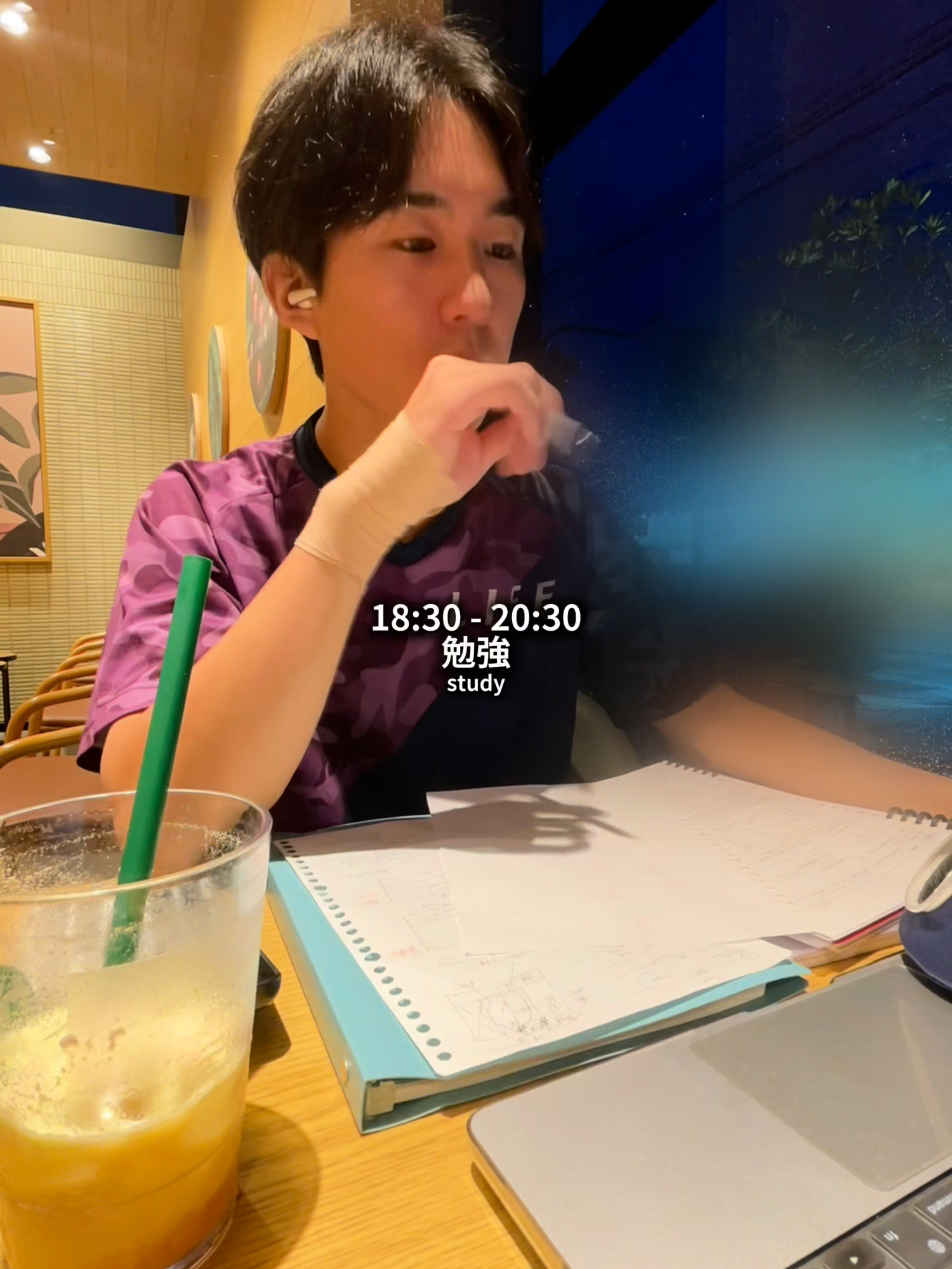 @mei がくれた誕生日ギフトでスタバを満喫した日☕️ The day I enjoyed Starbucks as a birthday gift from my best friend☕️ #勉強動画 #公認会計士 #studyvlog #studytok