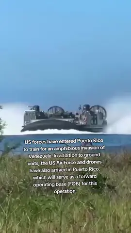 #usarmy forces have entered Puerto Rico to train for an amphibious invasion of  #Venezuela In addition to ground units, the #USAirForce and drones have also arrived in #PuertoRico which will serve as a forward operating base (FOB) for this operation.