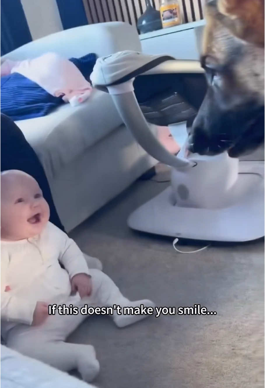 Part111: “As soon as the dog reacted, the baby smiled. ” 🥰#usa #dogsoftiktok #babiesoftiktok #friends #friendship #Love #happiness #happy #happytime #dogandbaby #usa_tiktok #usa🇺🇸 