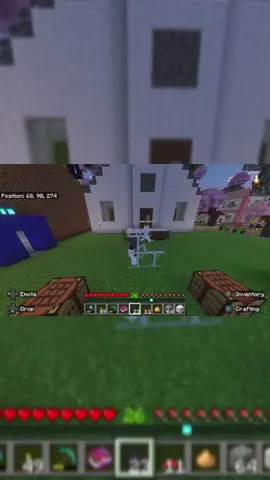 entrapment at it's finest 🤣 #Minecraft #minecraftclips #minecraftfunny #minecraftshorts @Jonathan 🪐 <~~TWIN