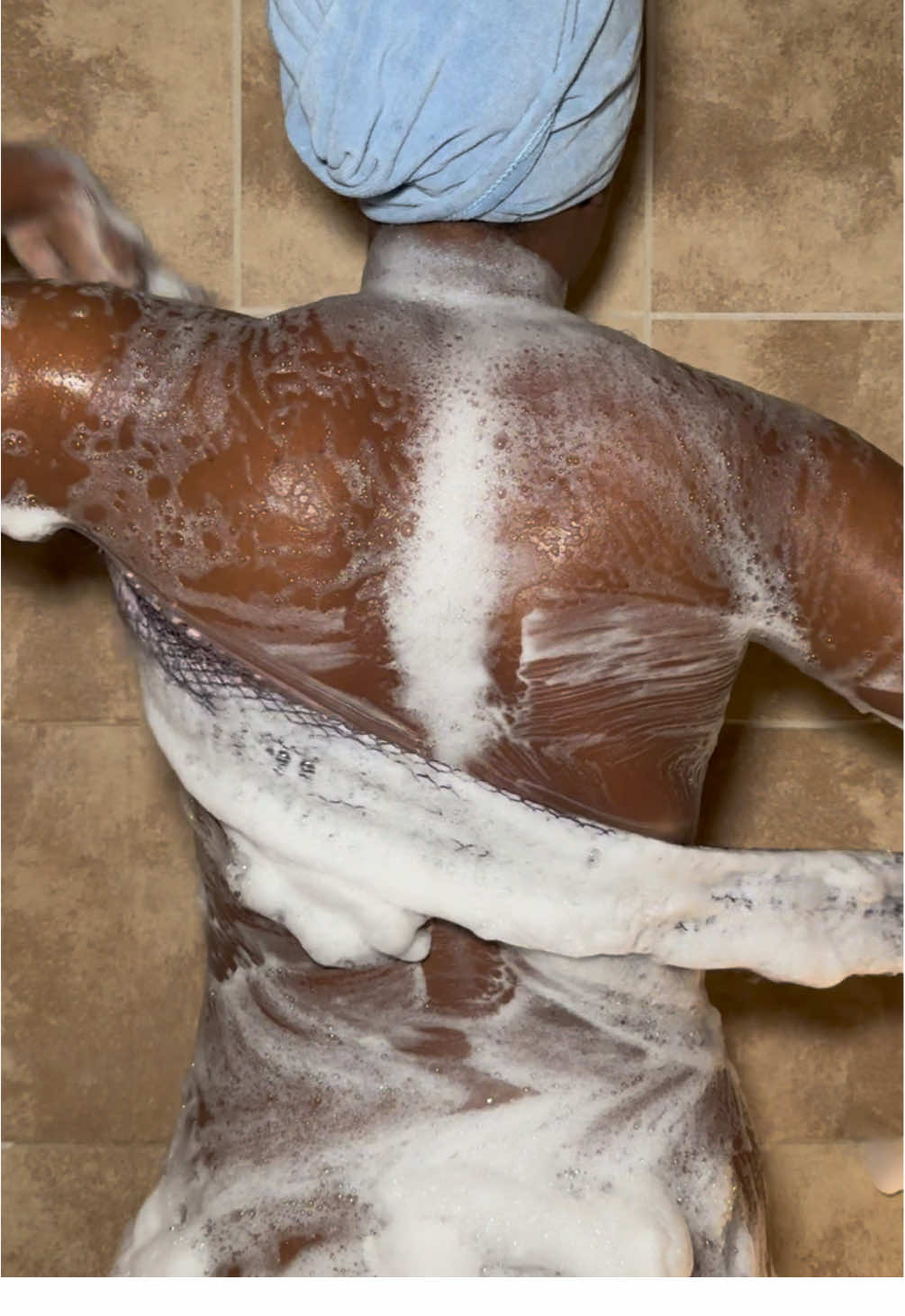 Leaves your skin so soft! If you need help scrubbing your back, add this African Exfoliating Net Sponge to your shower routine! #africannetsponge #showertok #skincare #bodycareroutine  #hygiene