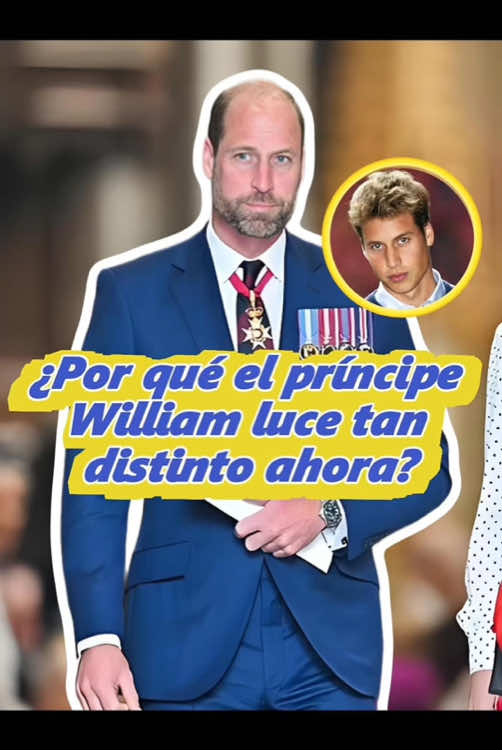 ¿Por qué el príncipe William luce tan distinto ahora?#william #royal #tiktok #harry #charlotte #fyp 