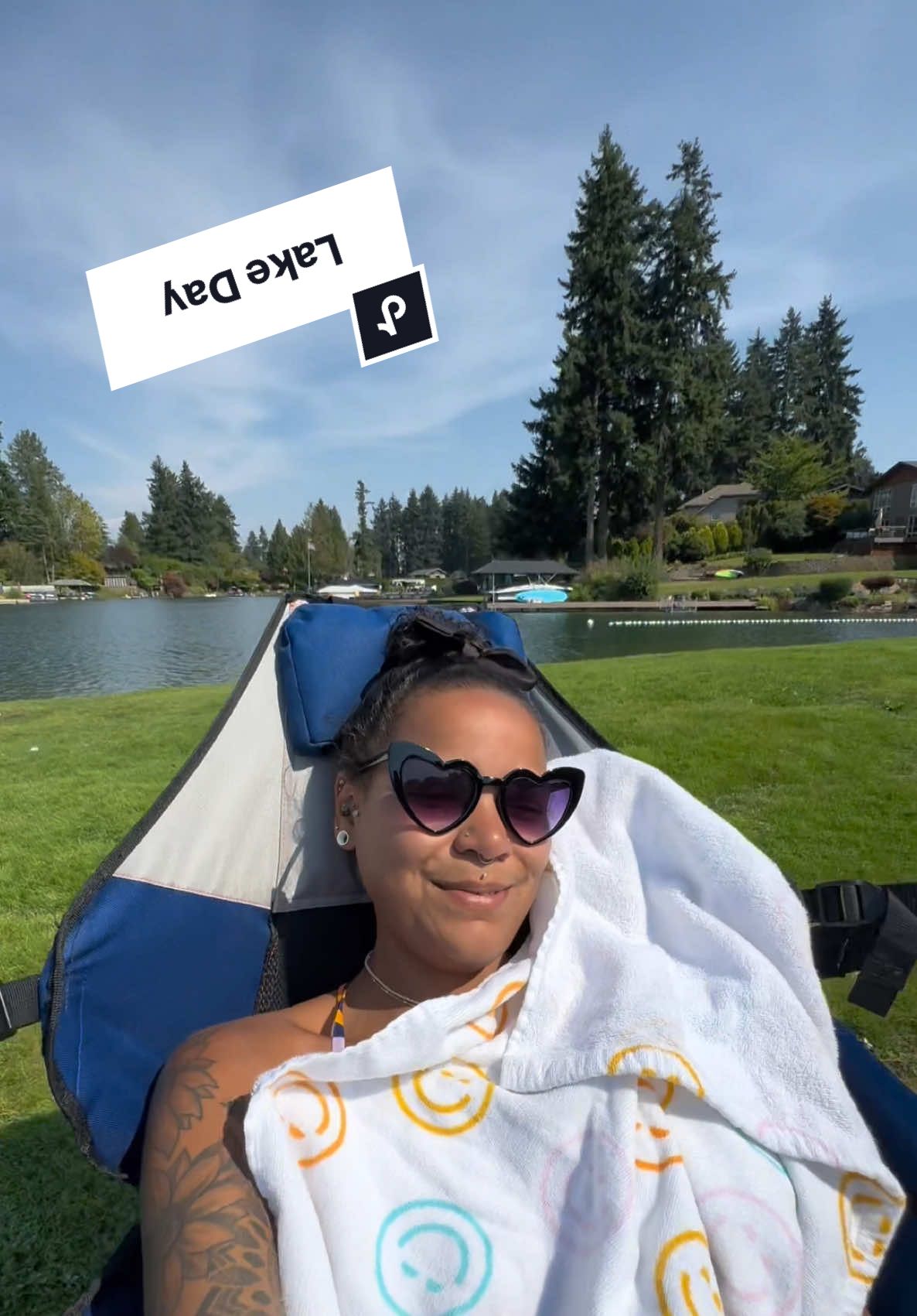 last lake day of the season 😭 #lakeday #pnw #winco #singlemom 