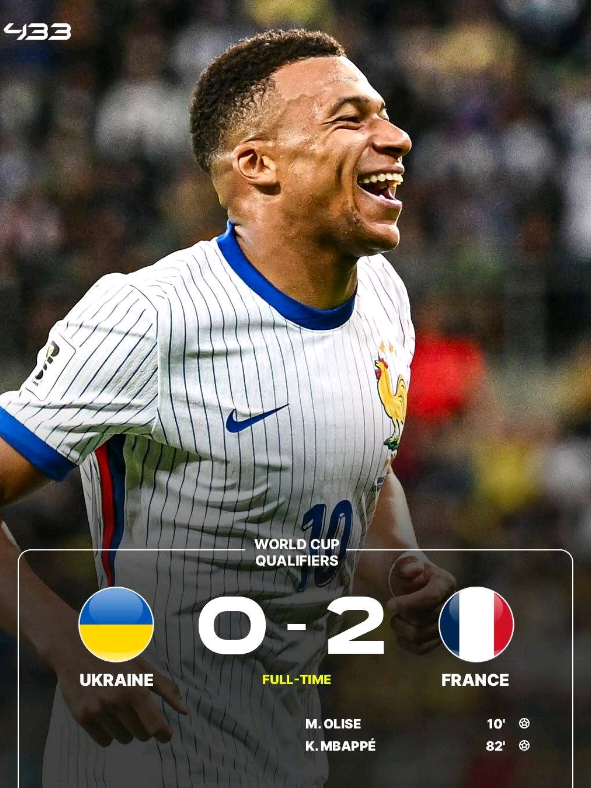 résumé du match France vs Ukraine #france🇫🇷 #ukraine #mbappe #olise #pourtoii 