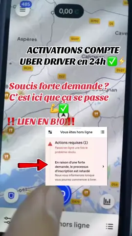 💯✅ #ubereats #uberdriver #uberactivation #deblocageuber #pourtoi 