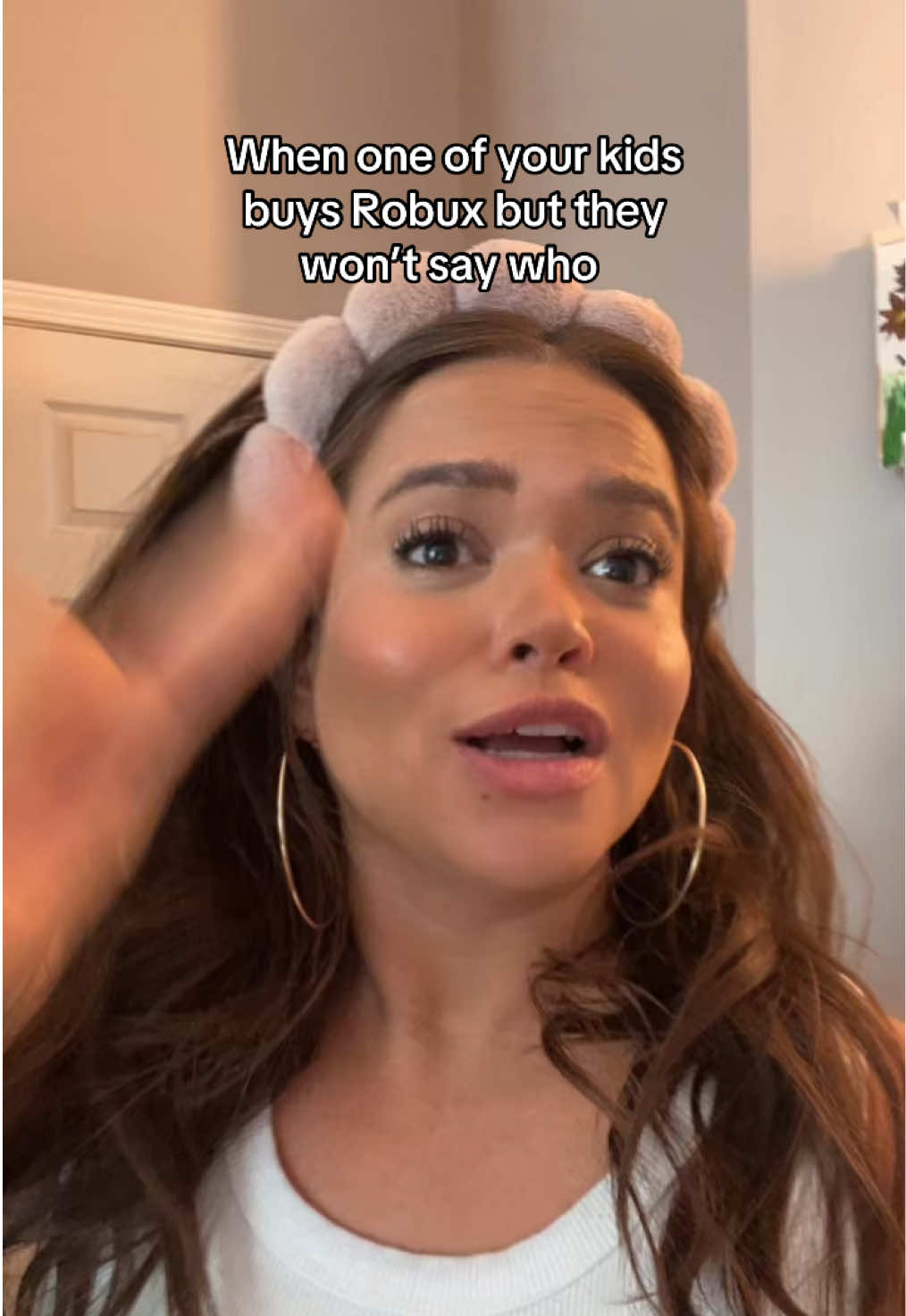Someone needs to start talking #momof2 #momhumor #kidsbelike #motherhood #momtok 