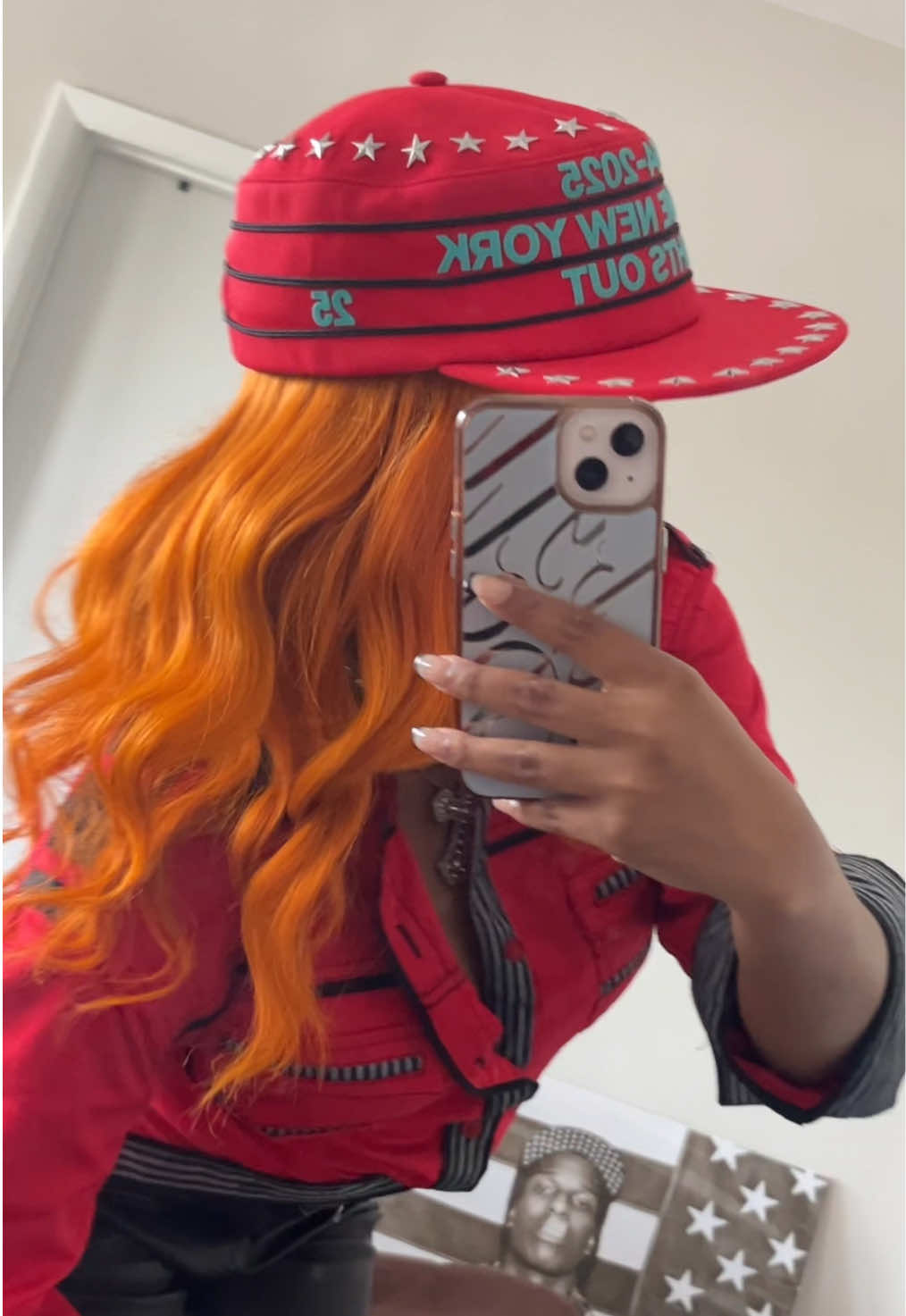 all red #supreme 