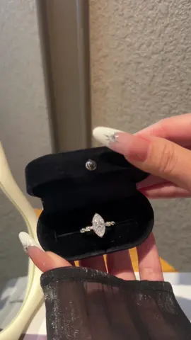 3ct💍#jewelry #ring #moissanite #shine #s925 #fyp #promisering #beauty 