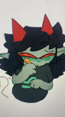 Yes this is Karezi also this was funnier in my head #Homestuck #karkatvantas #terezipyrope #davestrider #karkat 