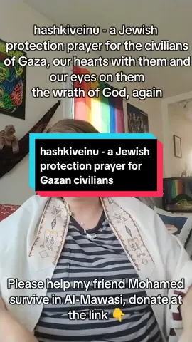 hashkiveinu for Gazan civilians #gaza #palestine  #powerofprayer #alleyesongaza #prayforgaza 