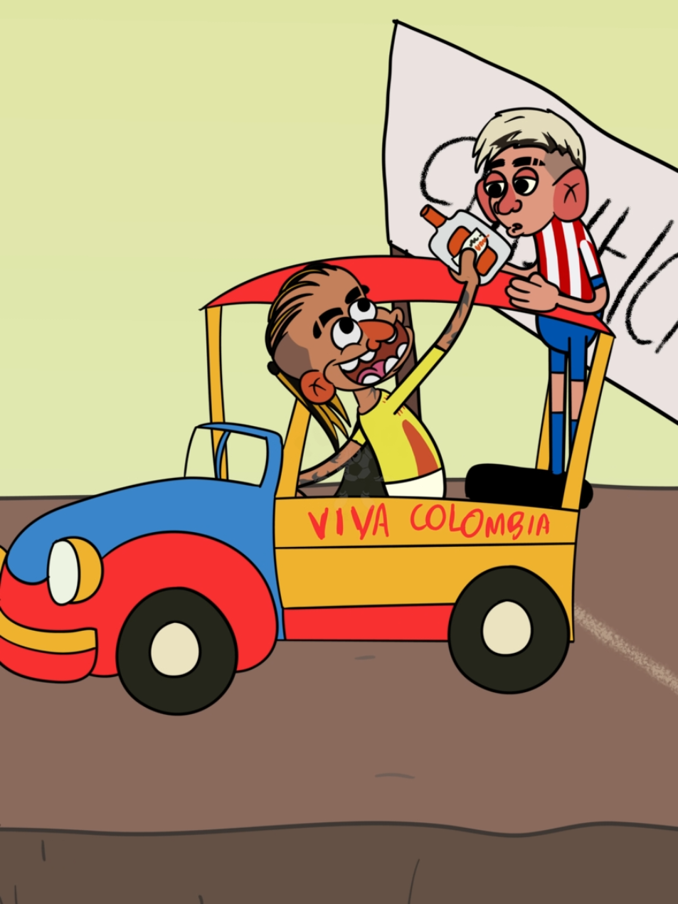 Eliminatorias Sudamericanas PT 3 ❤️😁 . . Quien crees que llegue, Bolivia o Venezuela?? 😱 . #eliminatorias #eliminatorias2026 #animation #animacion #2D 