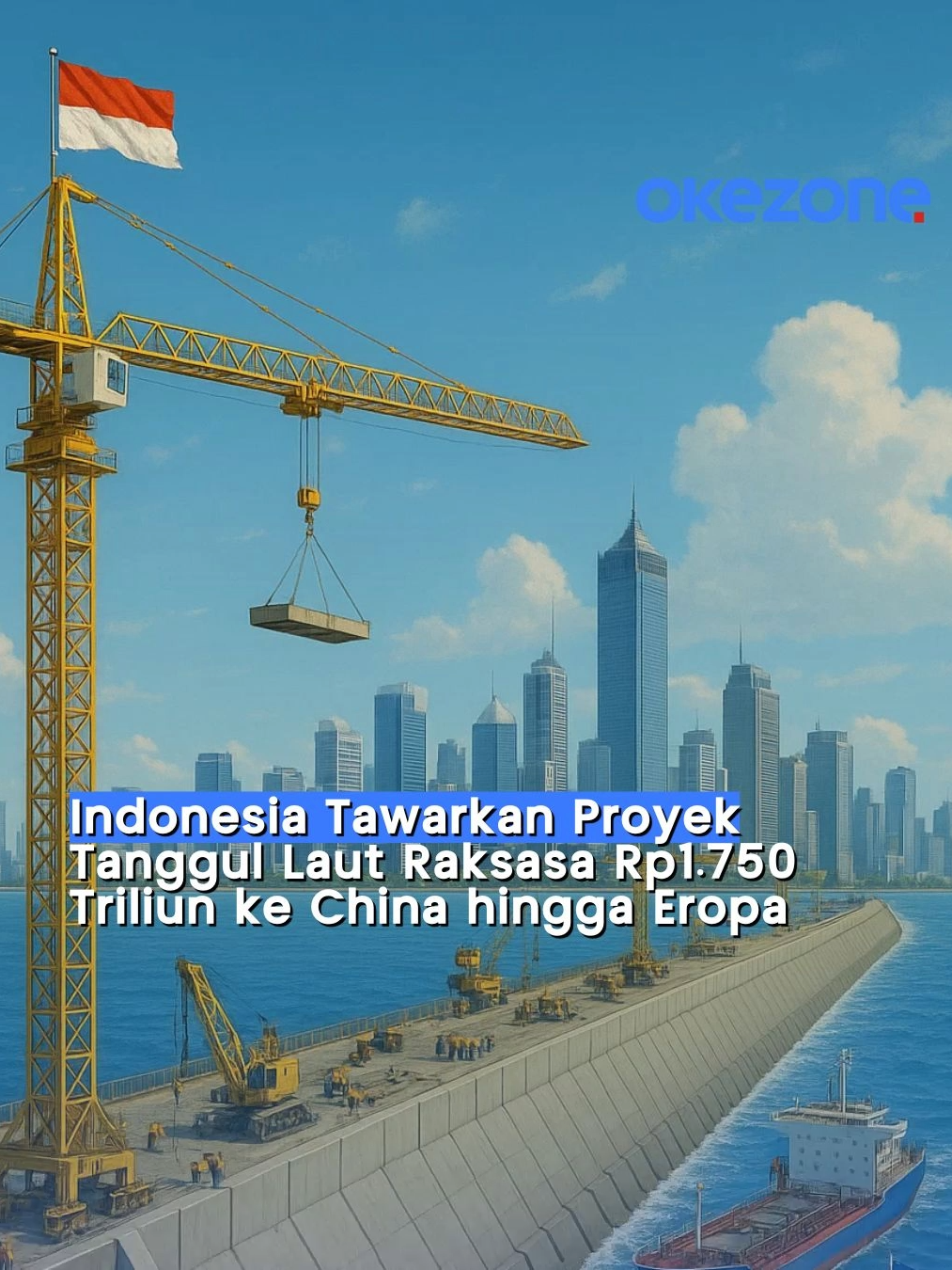 Pemerintah Indonesia menawarkan proyek giant sea wall atau tanggul laut raksasa ke sejumlah negara, seperti China hingga negara di Eropa. Menteri Koordinator (Menko) Bidang Perekonomian Airlangga Hartarto mengatakan, proyek giant sea wall merupakan bagian dari program strategis nasional untuk mengatasi dampak perubahan iklim, terutama di wilayah pesisir Pantura Jawa. Menurutnya, pemerintah telah menawarkan proyek ini ke berbagai negara, termasuk juga China. 