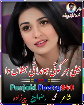 بیلی ہر کوئی ہوندائی بختاں دا Beli Har Koi Hondaye Bakhta Da شاعر محمد رضوان پیرزادہ#rizwandigital
