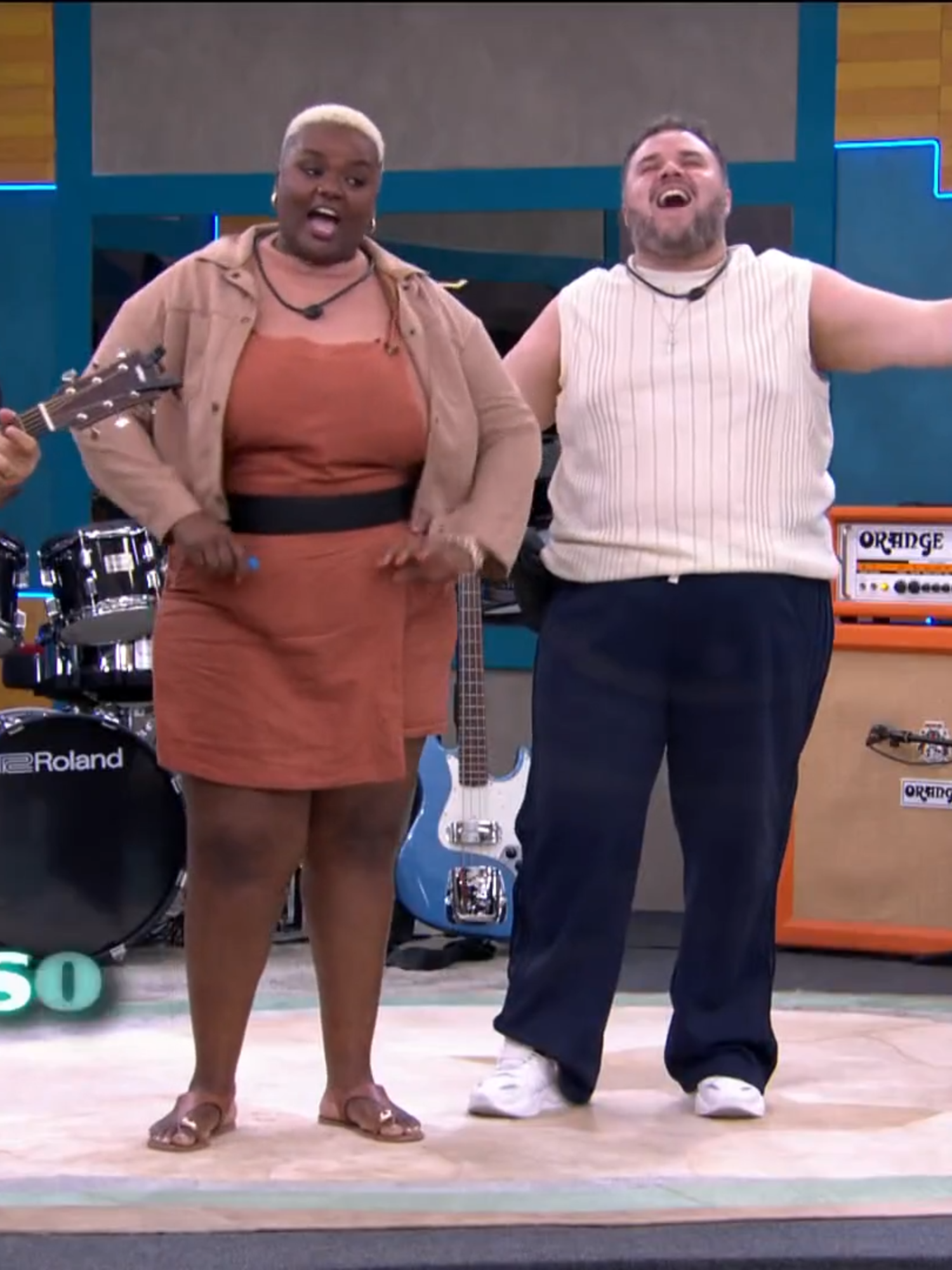 UAAAAU! Thainá Gonçalves, Hanii, Daniel Sobral e Biahh Cavalcante mostraram o resultado da composição com tema infantil no Desafio Musical 🎵😍 #EstrelaDaCasa #TVGlobo